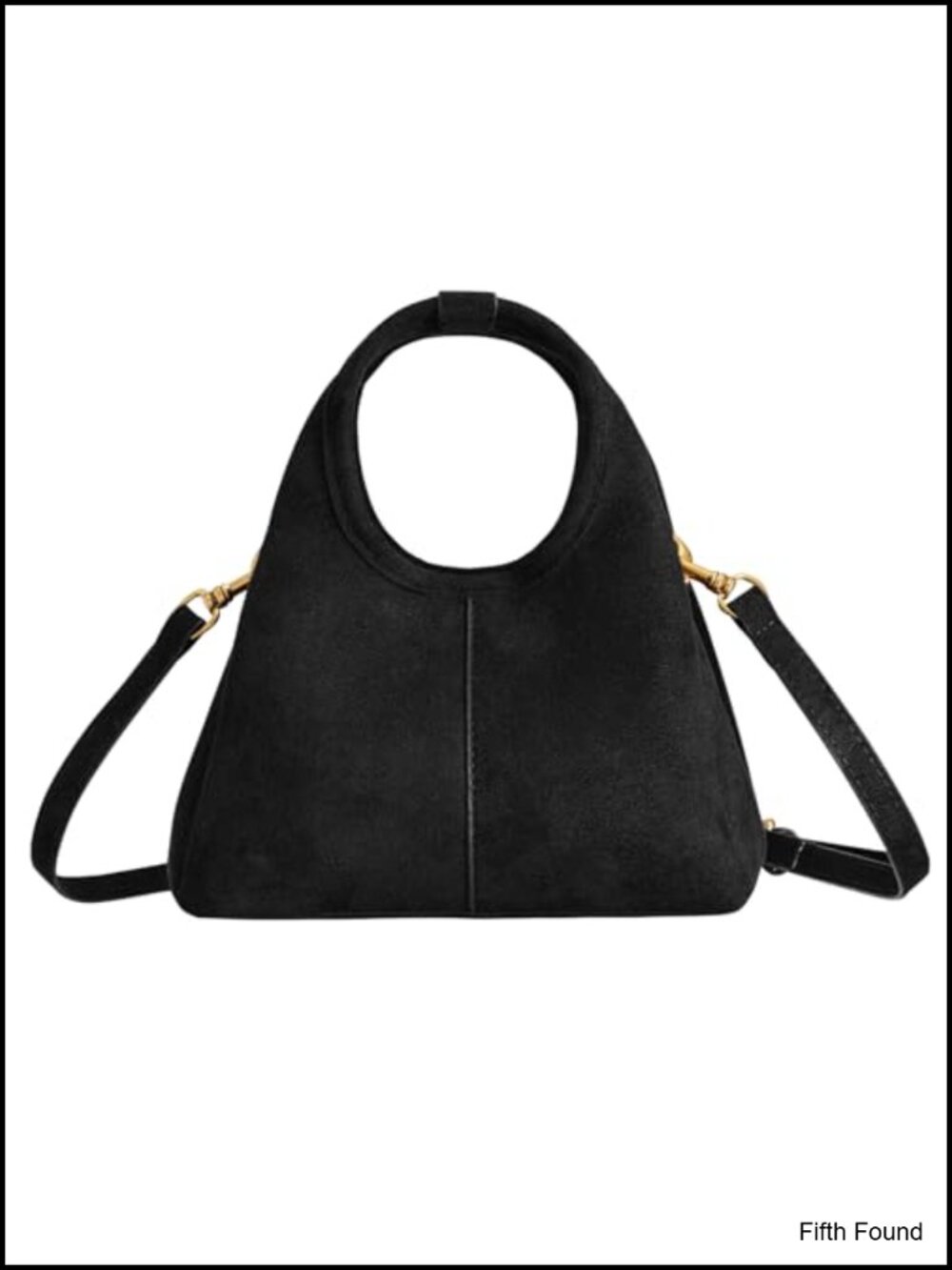 Faux Suede Satchel Small Top Handle Handbag Crossbody Purse